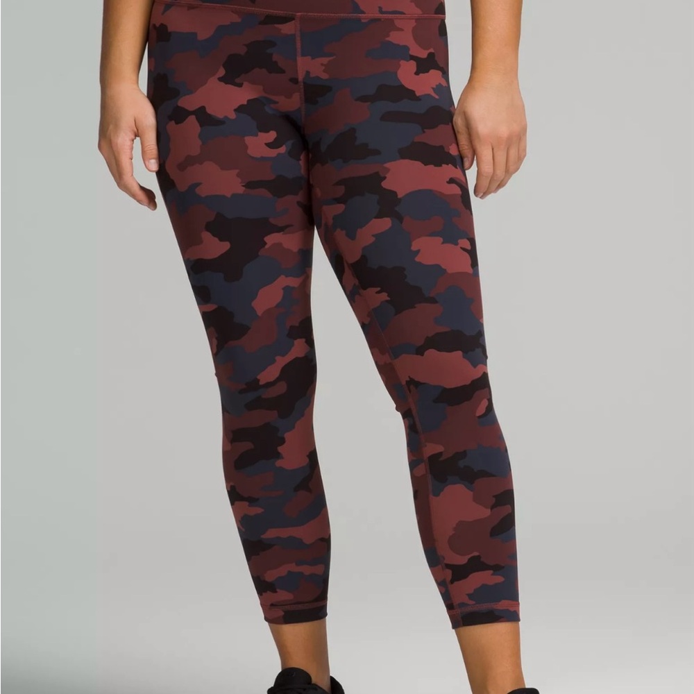 Lululemon Wunder Train Camo Smoky